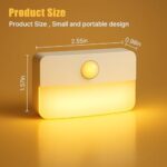 Motion Sensor LED Stair Lights - 8 Pack Battery Operated Night Lights for Indoor Stairs, Hallway & Closet - Image 7