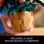 LEGO Poinsettia Building Set for Adults - Christmas Flower Decor 608 Pieces | Model 10370 - Image 4