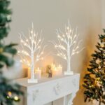 2FT Birch Tree LED Lights - Christmas Decoration (2 Pack) - Image 3
