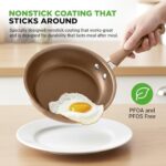 Nutrichef 20-Piece Nonstick Cookware Set - Professional Pots and Pans with Cool-Touch Handles - Image 4