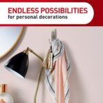 Command Matte Black Double Wall Hooks - Damage-Free Adhesive (4 lb Hold) - Image 8