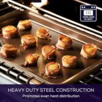 Circulon Nonstick Bakeware Set 2-Piece Cookie Sheets (9x13, 10x15) - Chocolate Brown - Image 4