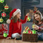 Christmas Ball Ornaments 2.4 Inch - Red & Green 12-Piece Set - Image 6