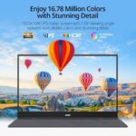 15.6" Portable Monitor - 1080P FHD USB-C HDMI Gaming Display with Speakers & Smart Cover - Image 2