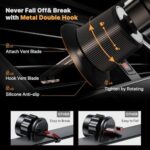 Miracase Car Phone Holder - Air Vent Mount with Metal Hook Clip for iPhone & Android - Image 2