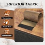 WLIVE 3-Drawer Dresser with Fabric Organizer - Rustic Brown Nightstand for Bedroom & Storage - Image 5