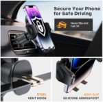 Miracase Car Phone Holder - Air Vent Mount with Metal Hook Clip for iPhone & Android - Image 3