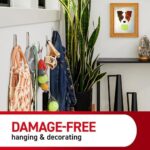 Command Matte Black Double Wall Hooks - Damage-Free Adhesive (4 lb Hold) - Image 7