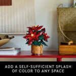 LEGO Poinsettia Building Set for Adults - Christmas Flower Decor 608 Pieces | Model 10370 - Image 6