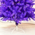 SWEET SHINE 6.5ft Pre-lit Artificial Purple Christmas Tree With 300 LED UL Listed String Lights : Home & Kitchen - Image 6