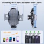 Miracase Car Phone Holder - Air Vent Mount with Metal Hook Clip for iPhone & Android - Image 5