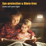 Motion Sensor LED Stair Lights - 8 Pack Battery Operated Night Lights for Indoor Stairs, Hallway & Closet - Image 5