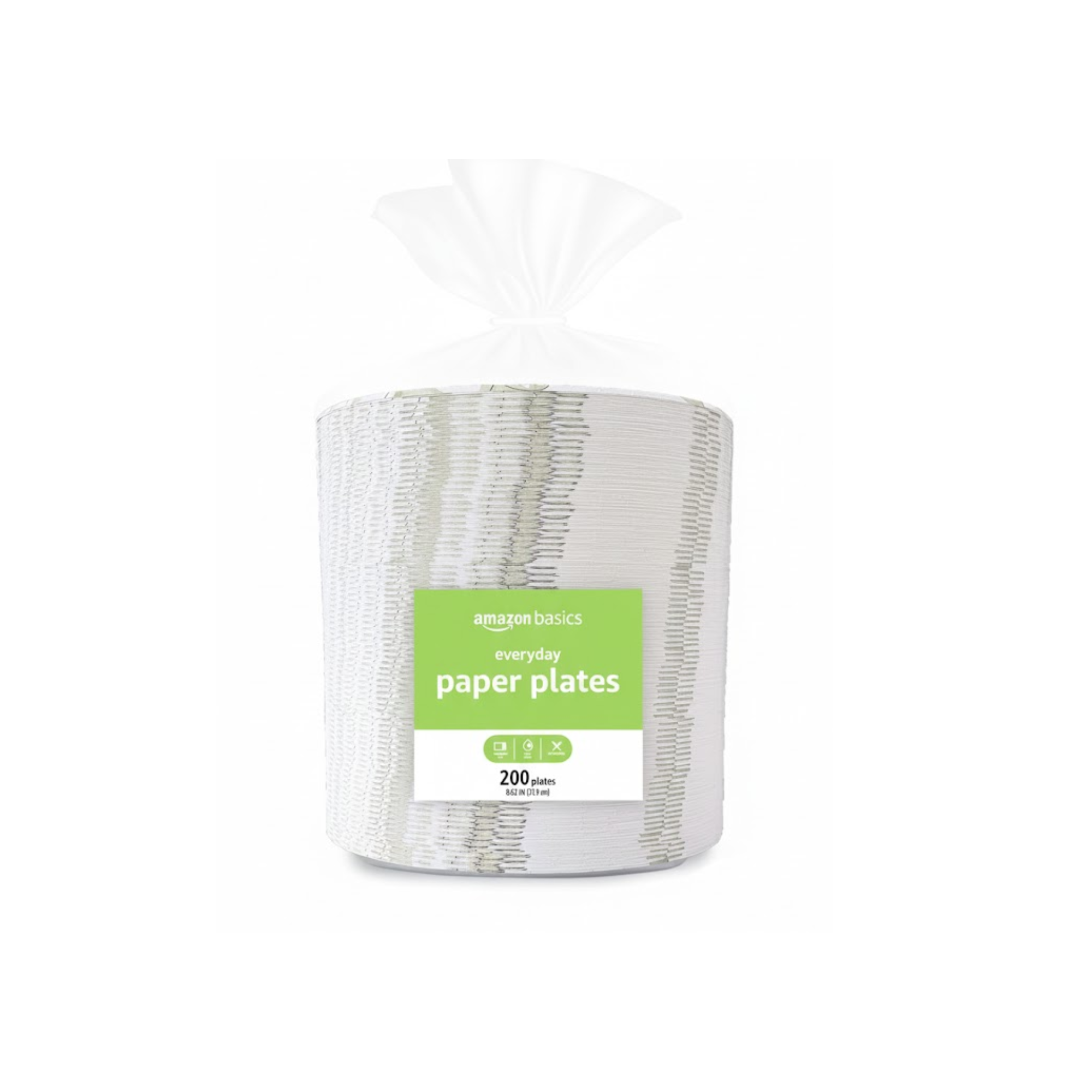 Orange and Brown Illustrated Thanks Giving Potluck Dinner Poster (2000 x 2000 px) (1) Everyday Paper Plates 8.62 inch 200 Count - Reliable, Microwave-Safe Disposable - Image 1