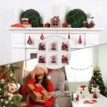 LED Christmas Candles Set of 6 - Flameless Santa Snowman Holiday Decor - Image 6