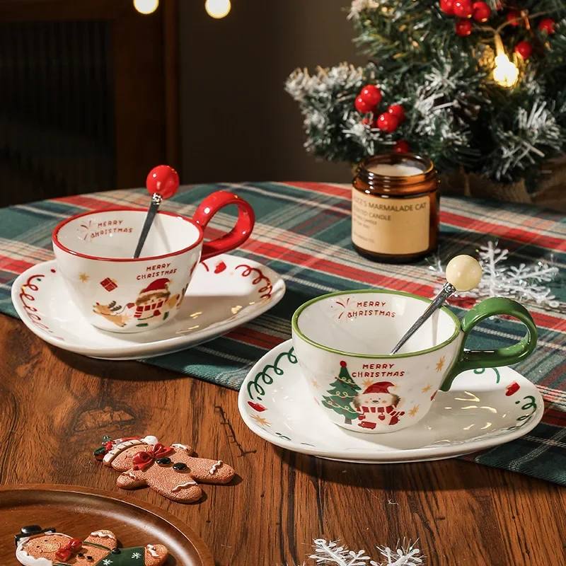 S27fdde5929934bab97c200f108cb0bb65.webp Christmas Creative Ceramic Tableware Holiday Gifts Dishes and Plates Sets Cutlery Set Dinner Set Plates and Dishes K5R6N9 - Image 1