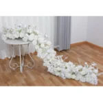 2M Artificial Flower Strip Wedding Arch Floral Arrangement Table Runner Party Backdrop Stage Sofa Salon Deco Prop Window Display - Image 4