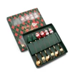 Christmas Snowman Spoons Forks Set - Stainless Steel Holiday Cutlery for Dining - Image 6