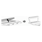 Foldable Aluminum Laptop Stand - Portable Ergonomic Riser for Laptops up to 13" - Image 6