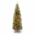 6.5 ft Pre-Lit Christmas Tree - Douglas Fir Artificial Tree with 650 Clear Lights & Stand | Feel Real Technology