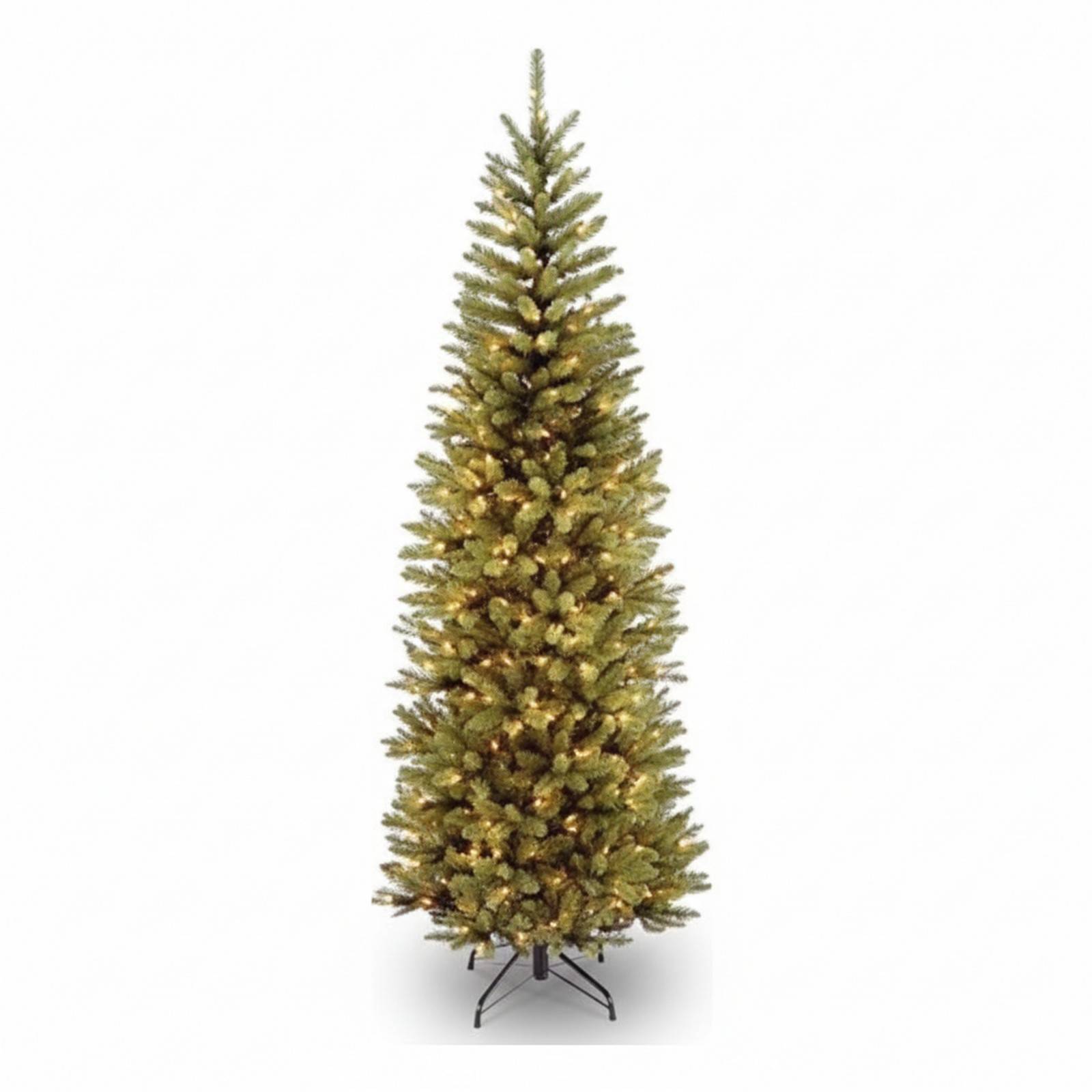 christmas-tree 6.5 ft Pre-Lit Christmas Tree - Douglas Fir Artificial Tree with 650 Clear Lights & Stand | Feel Real Technology - Image 1