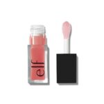 e.l.f. Glow Reviver Lip Oil Pink Quartz Tinted High-Shine Lip Oil with Jojoba Oil, Vegan & Cruelty-Free