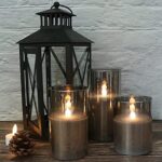 Flameless LED Candles - Battery Operated Glass Candles with Remote & Timer (Set of 3) - Image 4