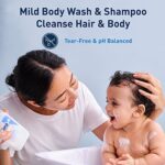 CeraVe Baby Wash and Shampoo Tear Free - 8 oz Gentle Hypoallergenic Bath for Sensitive Skin - Image 2