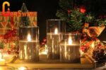 Flameless LED Candles - Battery Operated Glass Candles with Remote & Timer (Set of 3) - Image 2