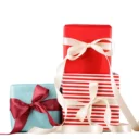 Gift boxes wrapped with ribbons for holidays, birthdays and special occasions