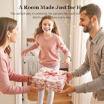 Codi Twin Comforter 3-Piece Set Pink Gold Girls Bedding - Image 3