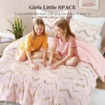 Codi Twin Comforter 3-Piece Set Pink Gold Girls Bedding - Image 2