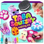Taba Squishy Making Kit box with various colorful squishy toys.